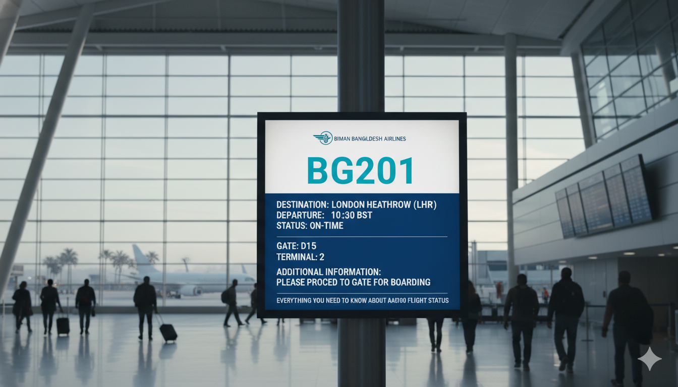 BG201 Sylhet to London: Live Flight Status, Arrival & Tracker Guide