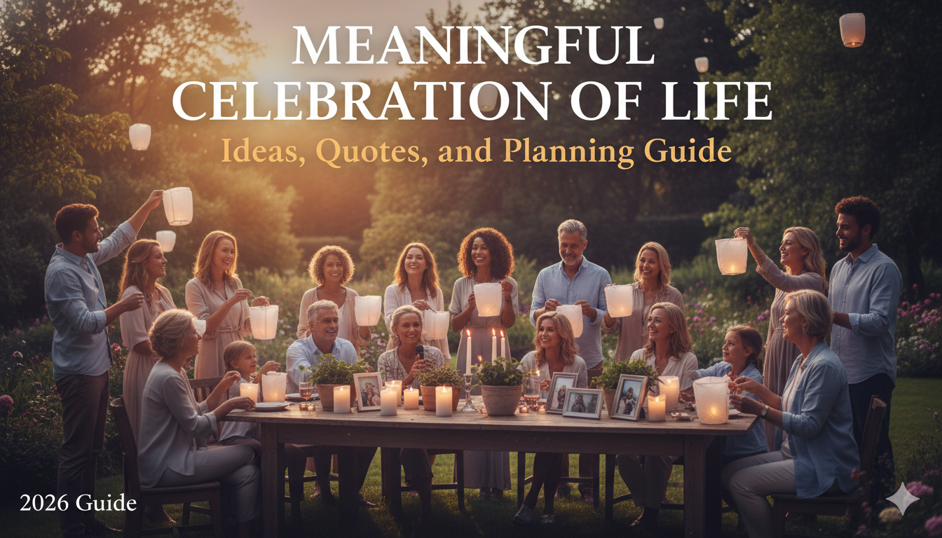 Meaningful Celebration of Life Ideas, Quotes, and Planning Guide