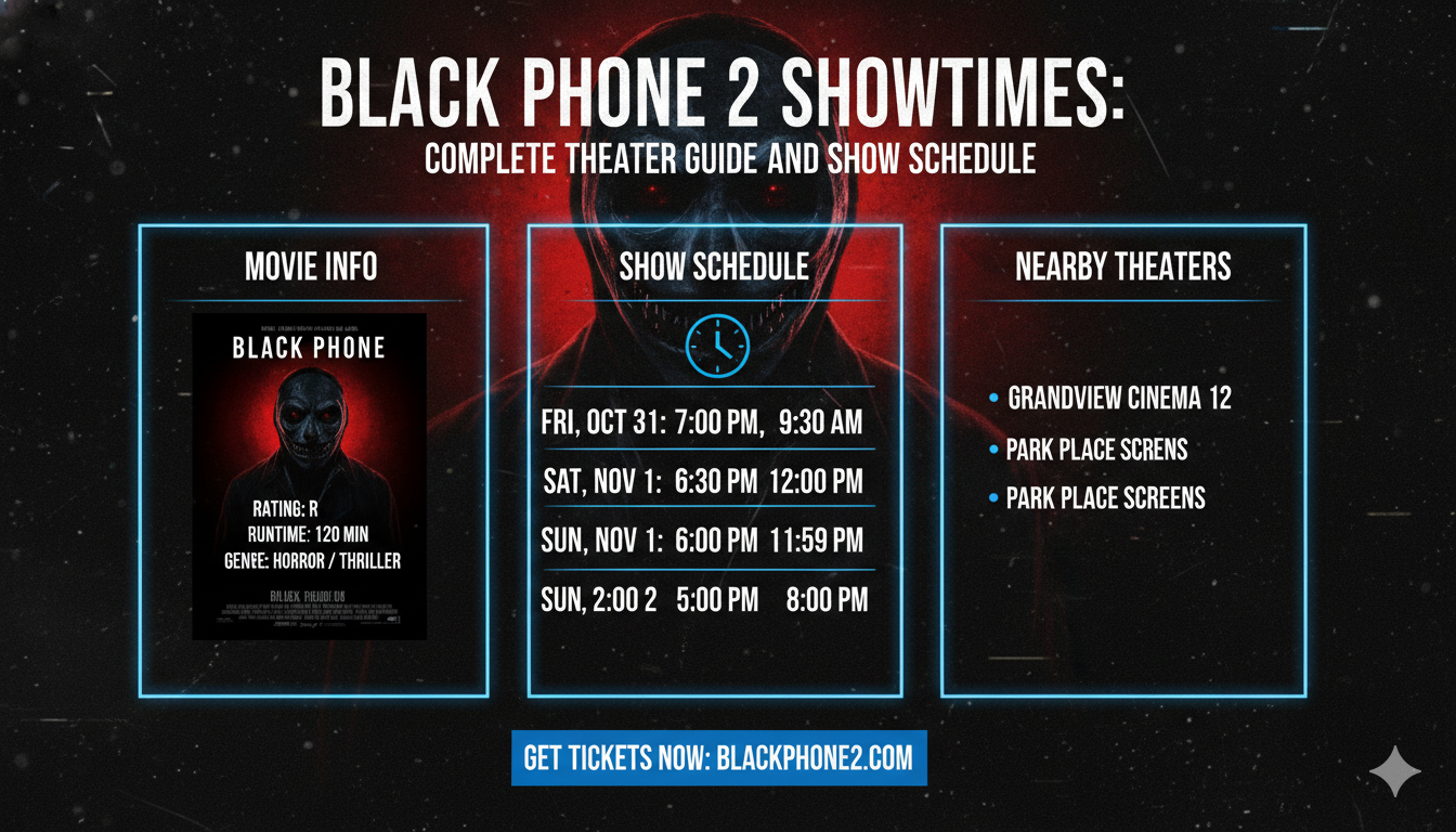 black phone 2 showtimes