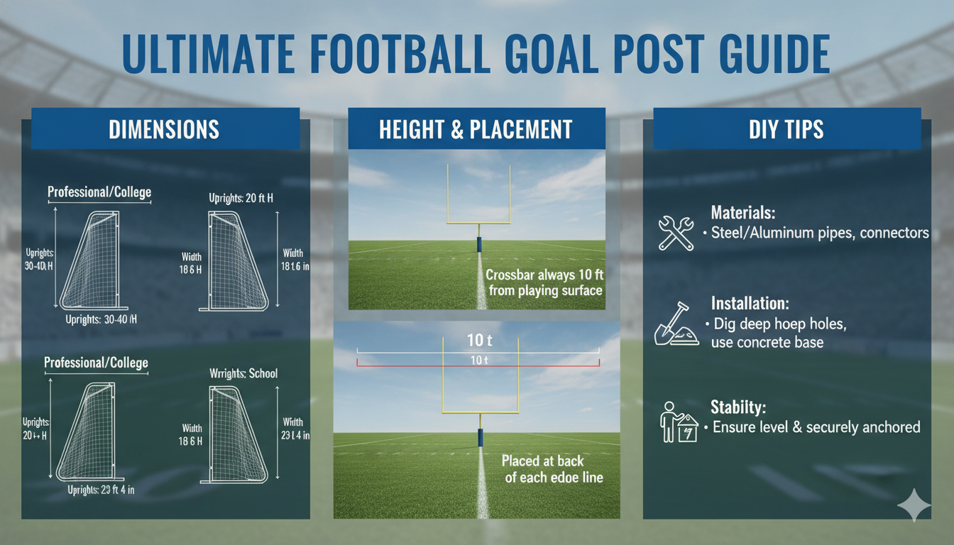 Ultimate Football Goal Post Guide: Dimensions, Height & DIY Tips